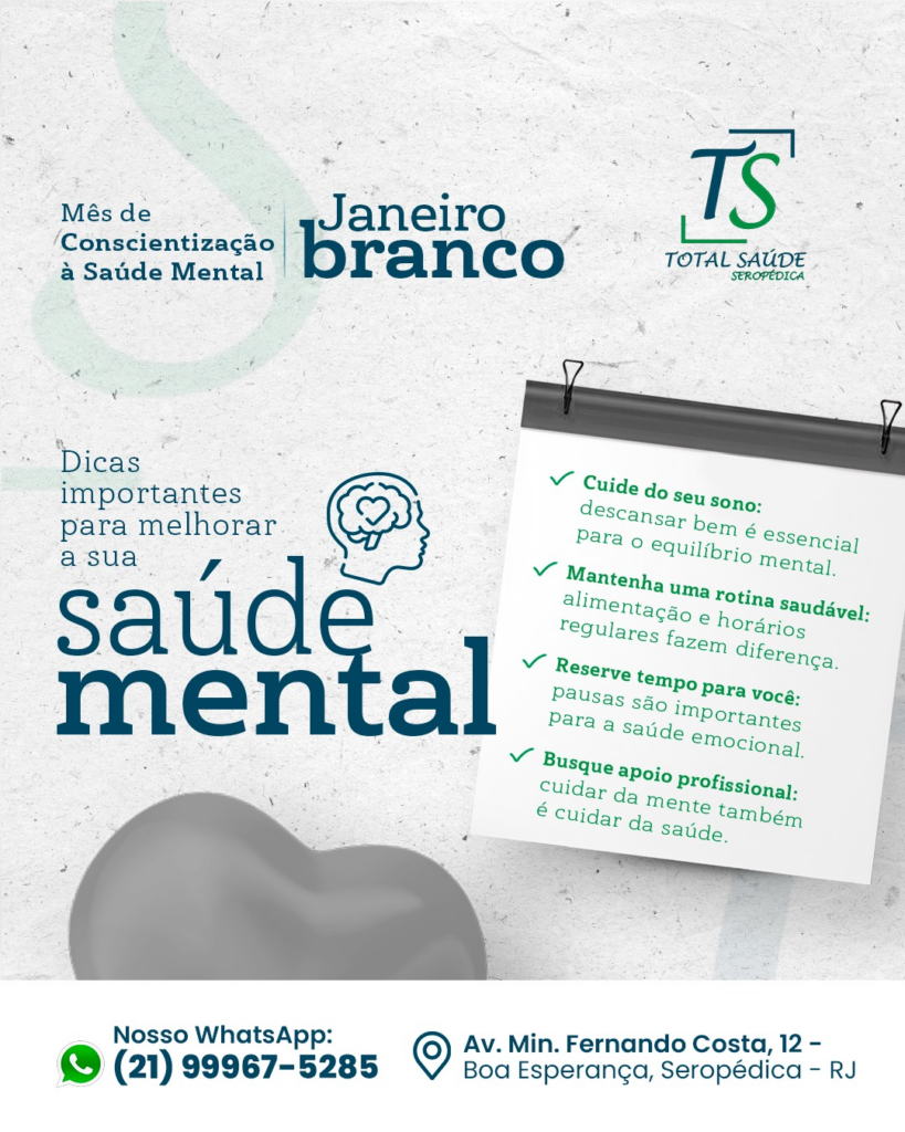 Janeiro Branco: A Importância do Cuidado com a Saúde Mental no Início do Ano