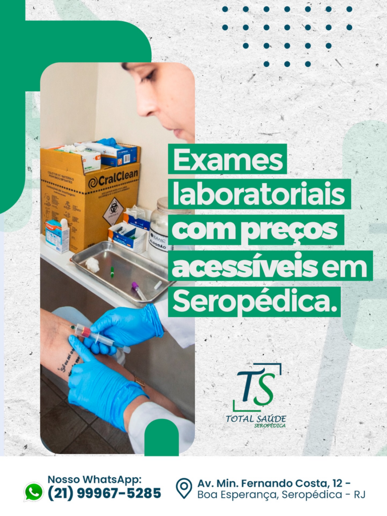 Faça seus exames laboratoriais com preços acessíveis, resultados precisos e atendimento humanizado em Seropédica. Cuidar da saúde pode ser simples e seguro.