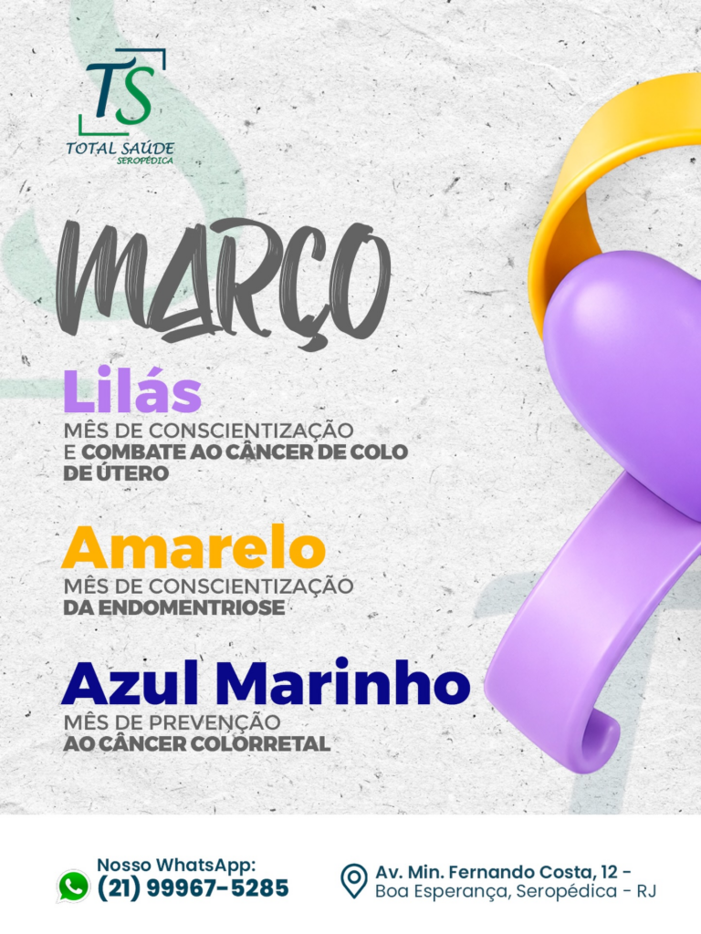 Março Lilás, Amarelo e Azul-Marinho: campanhas de conscientização e prevenção da saúde