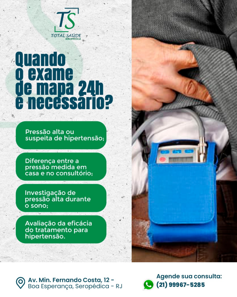 MAPA 24h: exame que monitora sua pressão arterial ao longo do dia
