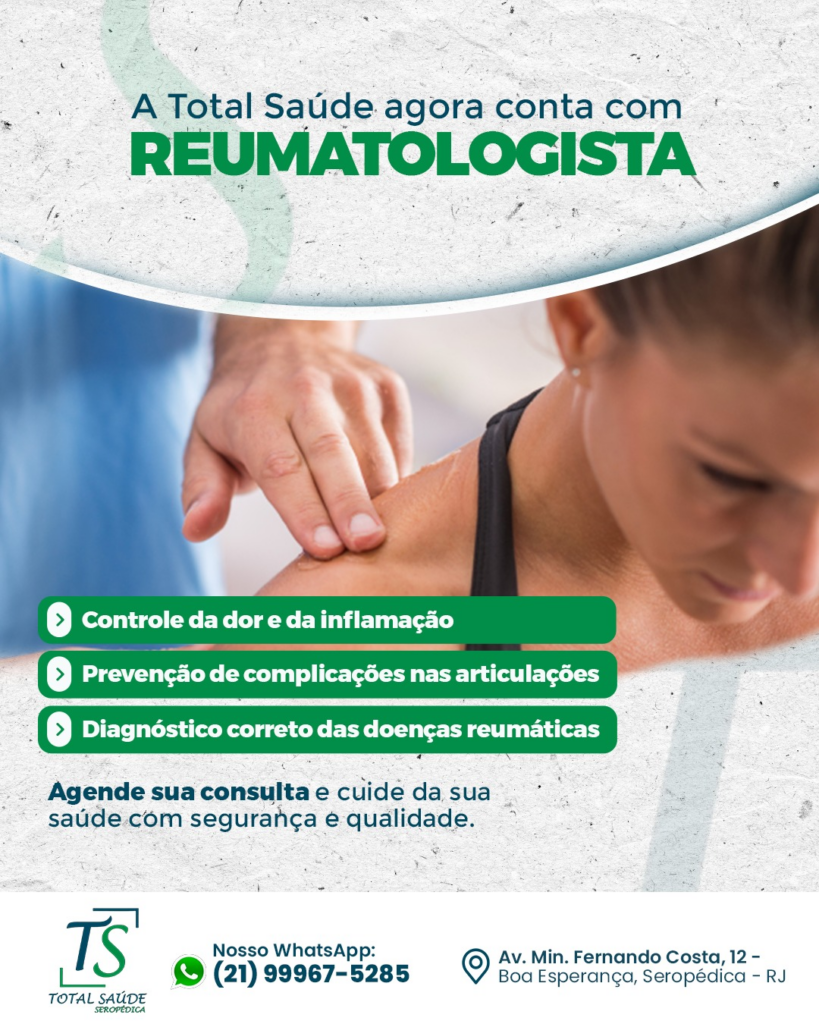 Reumatologista em Seropédica: cuide das articulações, controle a dor e tenha mais qualidade de vida