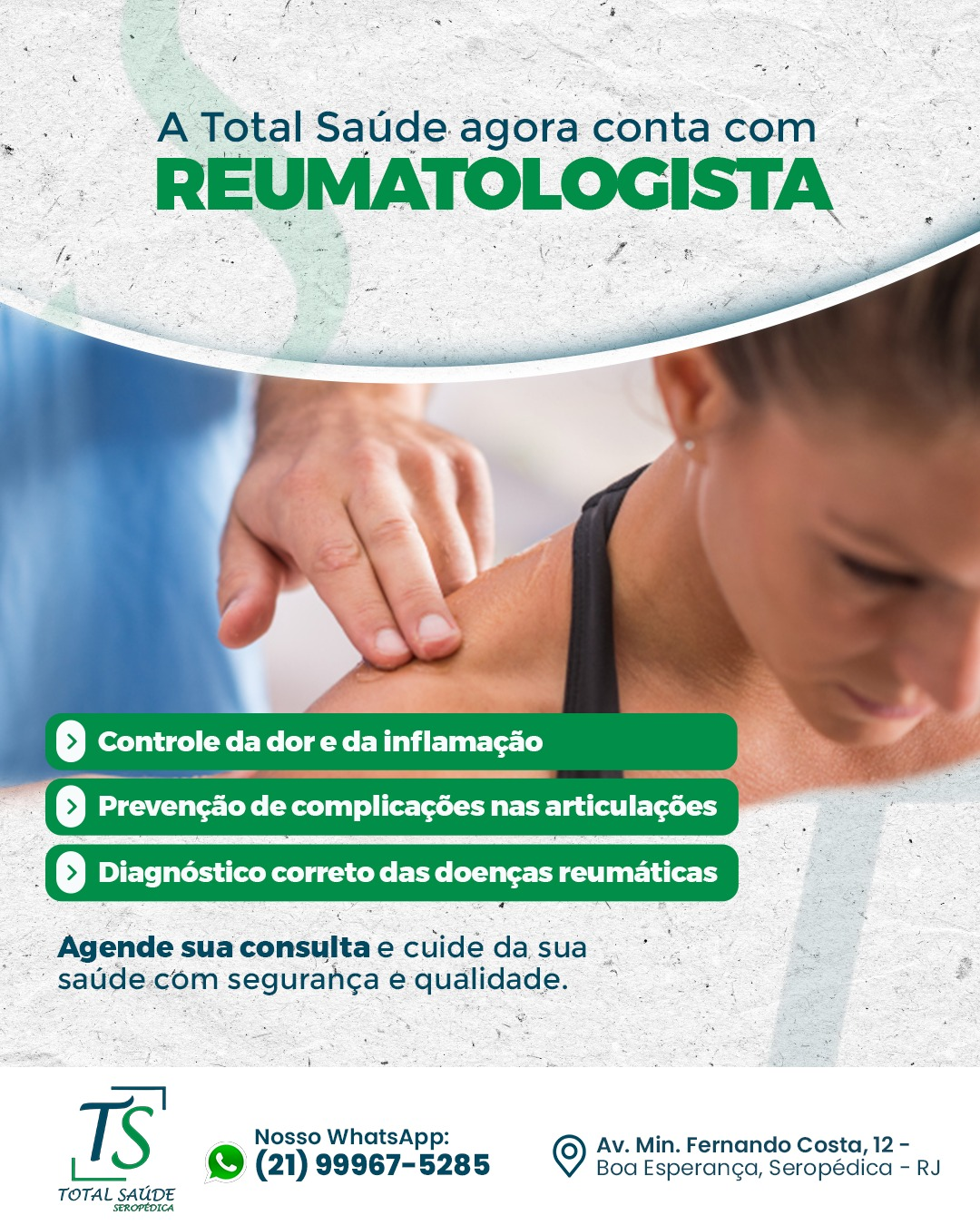 Reumatologista em Seropédica: cuide das articulações, controle a dor e tenha mais qualidade de vida