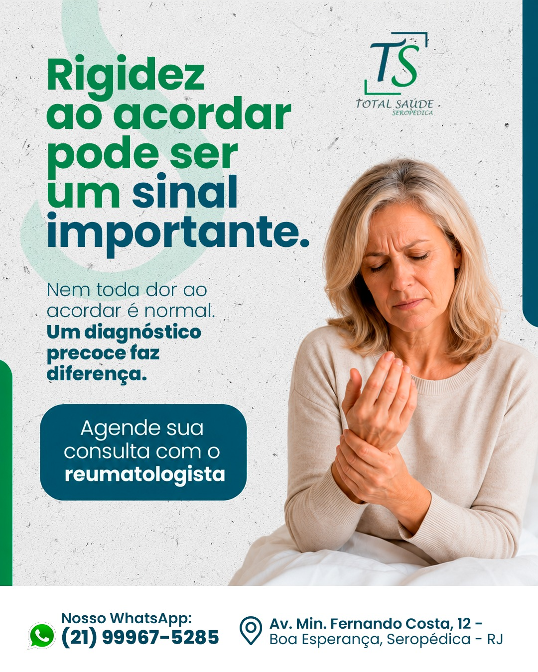 Rigidez nas articulações ao acordar: quando procurar um reumatologista?